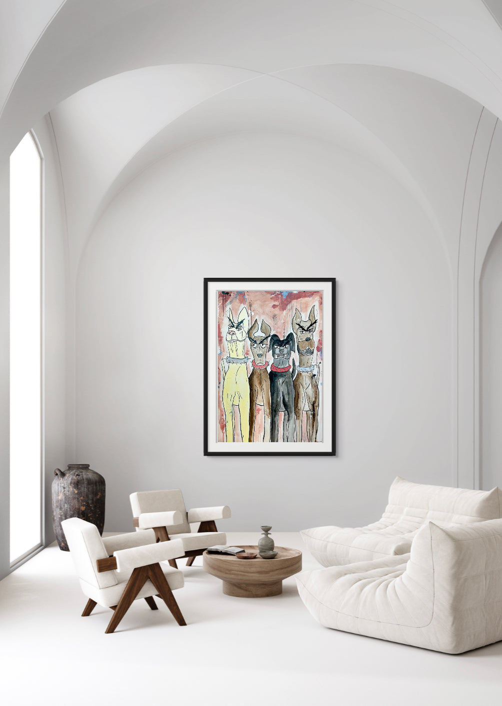 Doggies Art Print
