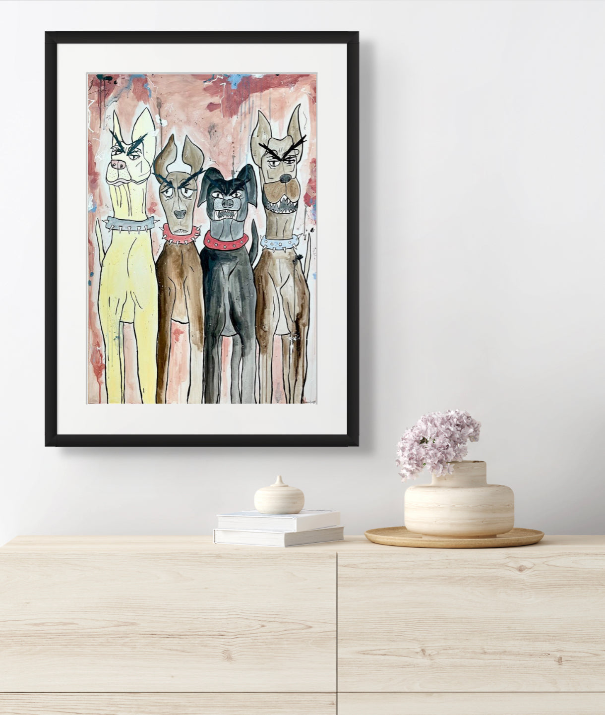 Doggies Art Print
