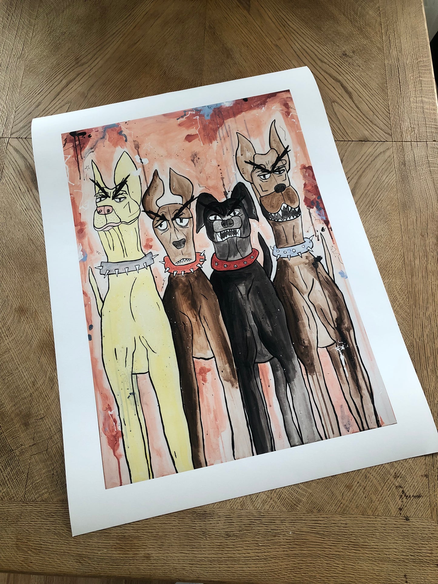 Doggies Art Print